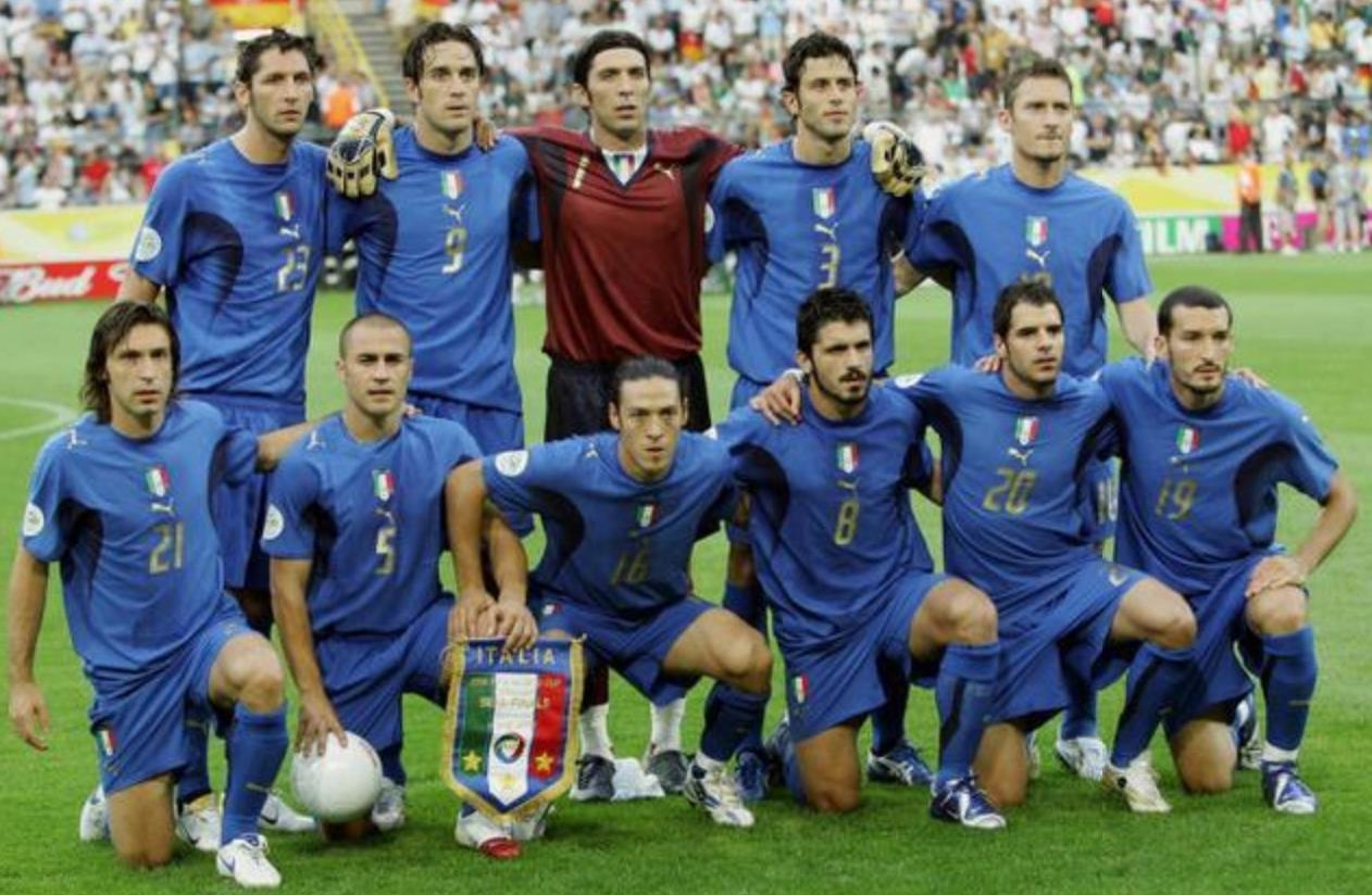 似水流年！06年世界杯的巅峰意大利，曾是多少人的青春……